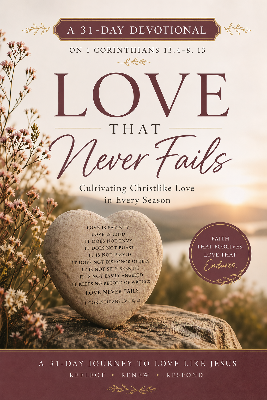 Love that never falils devotional